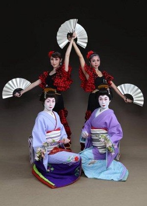ダンサーと日本舞踊のコラボ